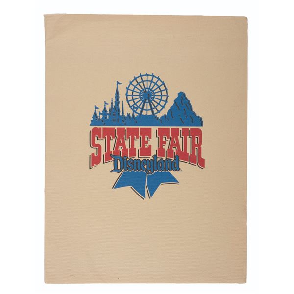 A Disneyland State Fair Press Kit.