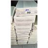 Image 2 : 12 BOXES OF FIRED EARTH GLASSWORKS GLASS TILE IN SNOW APPROX 6.25SQ PER BOX APPROX 75SQ.FT. TOTAL