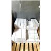 Image 2 : PALLET OF 4 X 16" WALL TILES IN POLAR CARRARA APPROX 21 BOXES, 25 PIECES PER BOX