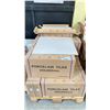Image 2 : PALLET OF 12 X 24" PORCELAIN TILES IN ROCK WHITE, 16SQ.FT. PER BOX APPROX 31 BOXES, APPROX