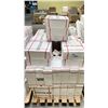 Image 2 : PALLET OF 12 X 12" PORCELAIN TILE IN MATTE WHITE 11SQ.FT. PER BOX, APPROX 61 BOXES, APPROX