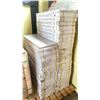 Image 2 : PALLET OF 12 X 36" TEXTURED PORCELAIN TILES IN WAVE GREY 15SQ.FT. PER BOX APPROX 43 BOXES APPROX