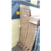 Image 2 : PALLET OF 12 X 36" PORCELAIN TILES IN WAFFLE TEXTURE WHITE 18SQ.FT. PER BOX APPROX 33 BOXES, APPROX