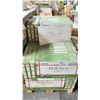 Image 2 : PALLET OF 12 X 24" PORCELAIN POLISA WALL TILE IN BASILICA FLORAL APPROX 12SQ.FT. PER BOX, APPROX 59