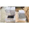 Image 2 : PALLET OF CERAMIC WALL TILES 3 X 12"; 8 BOXES OF GLOSS BLACK (88SQ.FT. TOTAL) AND 4 BOXES OF GLOSS
