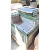 Image 2 : PALLET OF 12 X 24" PORCELAIN POLISA WALL TILE IN BASILICA GREY APPROX 12SQ.FT. PER BOX, APPROX 68