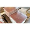 Image 2 : PALLET OF 20 X 20" PORCELAIN TILES IN RUST BROWN, APPROX 11.11SQ.FT. PER BOX, APPROX 17 BOXES (SOME