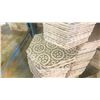 Image 2 : PALLET OF 8 X 9" HEXAGON TILES; SDESIGN G6-APPROX 391 PIECES, DESIGN G2-APPROX 353 PIECES & DESIGN