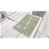 Image 2 : PALLET OF FIRED EARTH GLASSWORKS 7.5 X 15CM GLASS TILES IN GLASS PLATINUM APPROX 8.48SQ.FT. PER BOX