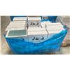 Image 2 : PALLET OF FIRED EARTH GLASSWORKS 7.5 X 15CM GLASS TILES IN GLASS ALOE APPROX 8.48SQ.FT. PER BOX,