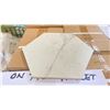 Image 2 : PALLET OF 8 X 9" HEXAGON TILES 80SQ.FT. TOTAL OF 3D020 (8 BOXES), AND 400SQ.FT. OF 3D036 (40 BOXES)