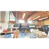 Image 2 : 4 BAYS PALLET RACKING 12" TALL 7' WIDE 6 UPRIGHTS AND 18 CROSS BEAMS