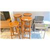 Image 2 : CONTENTS OF LUNCHROOM; STOOLS, MINI FRIDGE, MICROWAVE AND MORE