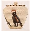 Image 2 : Tohono O odham Lidded Basket with Quail  [182102]