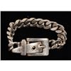 Image 1 : Sterling Silver Bracelet: Belt Motif  [180230]