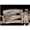 Image 2 : Sterling Silver Bracelet: Belt Motif  [180230]