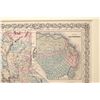 Image 2 : California Map by Colton in Frame, 1855  [180767]