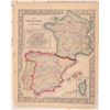 Image 2 : Maps of Spain, France, & Portugal, c1800s (3)  [180172]