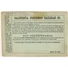Image 2 : California Northern Railroad pass, 1881  [172063]