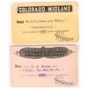 Image 1 : Colorado Midland RY Co. passes., 1907-08  [172141]