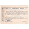 Image 2 : Nevada Central RWY pass, 1883  [172101]