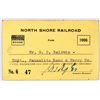 Image 1 : North Shore RR pass, 1906  [179505]
