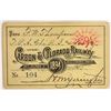 Image 1 : Yerington Signed Carson & Colorado Railway Pass 1894  [182836]