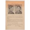 Image 1 : Wanted Poster: Half Interest Swindler, 1904  [182017]