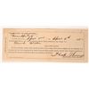 Image 1 : Lawman Heck Thomas Receipt c1895  [182522]