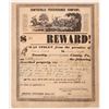 Image 1 : Reward! Poster Horse Thief c1853  [182309]