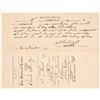 Image 2 : Outlaw & Lawman Deputy Sheriff King Fisher Signature 1883-Rare!  [182722]
