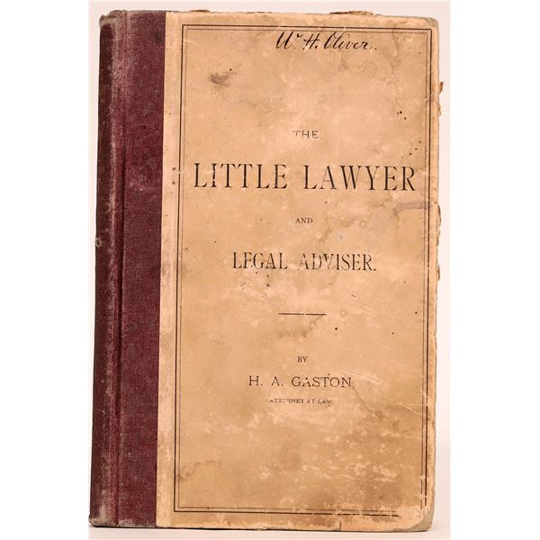 Little Lawyer Legal Adviser Book c1880  [181013]