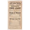 Image 1 : Lincoln: John Wilkes Booth Playbill  [182328]