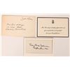 Image 1 : JFK Assassination-Jaqueline Kennedy Mourning Card & Lady Bird Johnson Autograph  [181976]