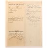 Image 2 : Custer:  Colonel John Gibbon Signature on Civil War Document 1865  [182400]