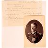 Image 1 : Custer:  James Calhoun Autograph and Cabinet Card Custer's Brother-in-Law  [182397]