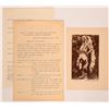Image 2 : Custer: Bear Claw Court Document and Signature 1901  [182409]