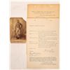 Image 1 : Custer: Curly 7th Cavalry Scout Cabinet Card and Deposition  [182405]