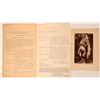 Image 1 : Custer: Goes Ahead Indian Scout Photograph and Court Papers  [182408]