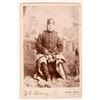 Image 1 : Custer: Old Toby Indian Scout Cabinet Card 1890's  [182407]