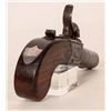 Image 2 : Samuel Evans of Cambridge Spur Trigger Pocket Pistol .50 cal.   [180281]