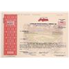 Image 1 : HOF-Cleveland Indians Stock Certificate  [182264]