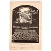 Image 1 : HOF- Umpire Tommy Connolly Signed HOF Card  [181904]