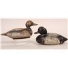 Image 2 : Duck Wood Decoy Trio and Unusual Metal Decoy  [181802]