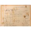 Image 2 : Savage Mine Letter for Explosion Victims Fundraiser, Rare  [181433]
