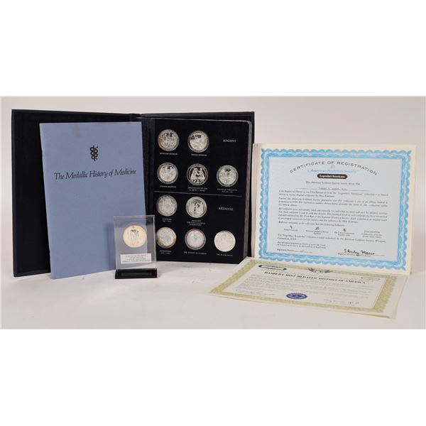Medallic History of Medicine Sterling Silver Set (60)  [178766]