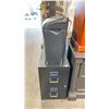 Image 2 : STAPLES 12 SHEET LOCKOUT ELECTRIC PAPER SHREDDER WITH BLACK METAL 2 DRAWER FILE CABINET