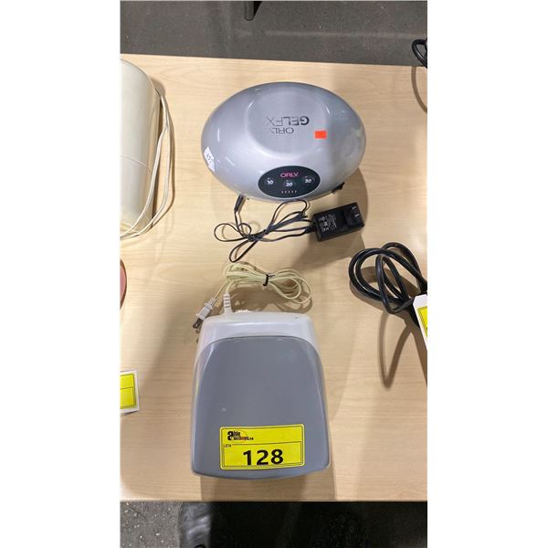GREY ELECTRIC UV ELECTRIC NAIL CURING MACHINE & ORLY GELFX ELECTRIC NAIL CURING MACHINE WITH POWER