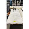 Image 2 : OAKWORKS WHITE / NATURAL WOOD ELECTRIC ADJUSTABLE PROFESSIONAL MASSAGE BED WITH REMOTE, POWER CABLE,