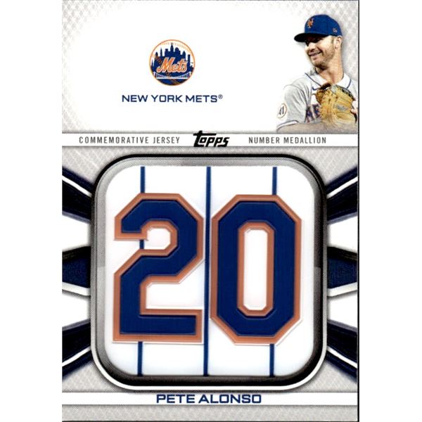 Pete Alonzo 2022 Topps Jersey Number Medallion Card #JNM-PA